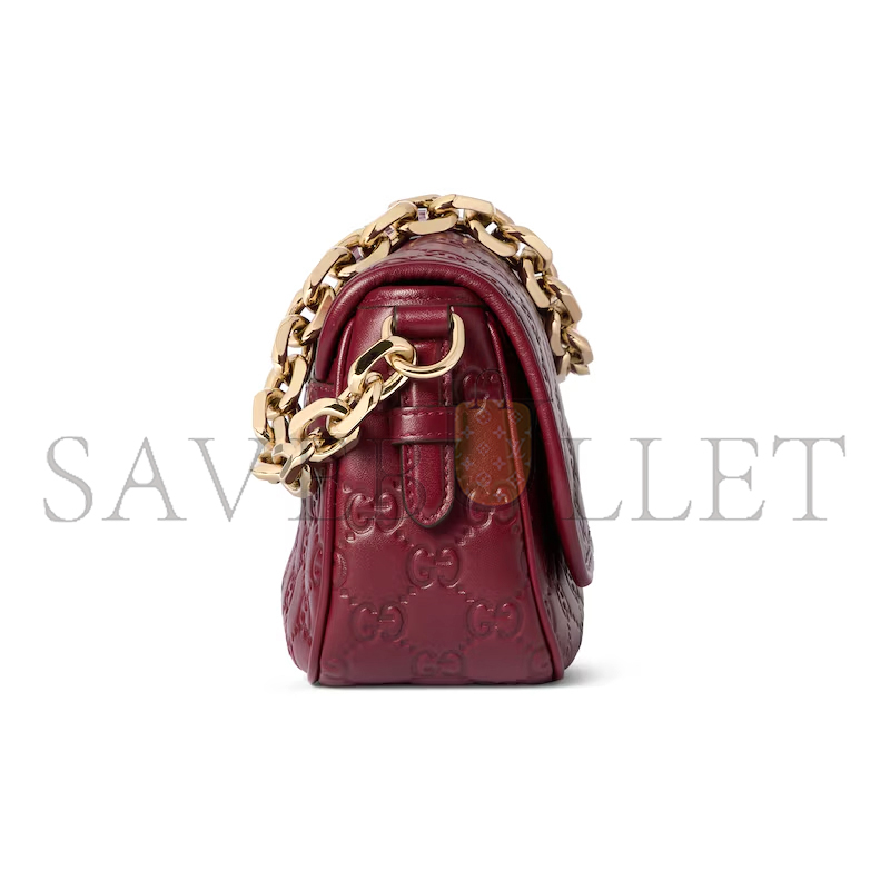 G*u*i gg emblem small shoulder bag ‎847448 (20.5*13*7cm)